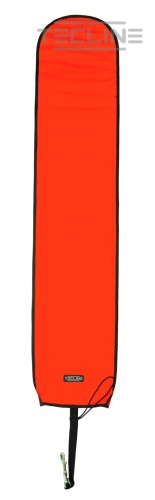 Boja Tecline 25/122cm, otwarta, z ciężarkami ołowianymi, pomarańczowa