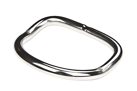 D-RING XDEEP gięty o przekroju 6 mm