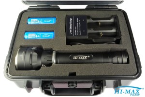 Zestaw HI-MAX X7, 3000lm, latarka nurkowa