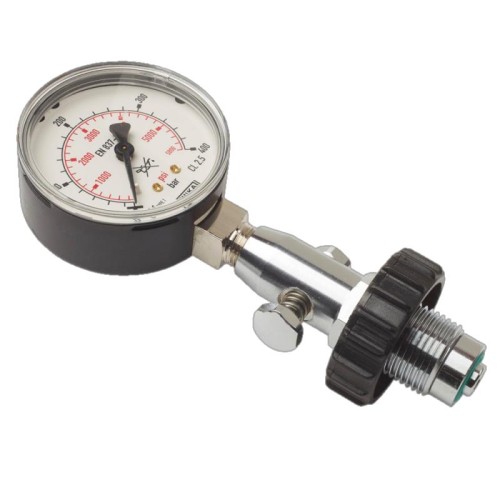Manometr do pomiaru ciśnienia w butli, DIN, do 300 Bar / 4300 PSI