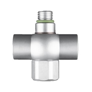 Swivel adapter OMS 190° + 90° UNF 3/8" (LP) Męski do 3 x UNF 3/8" (LP) Żeński