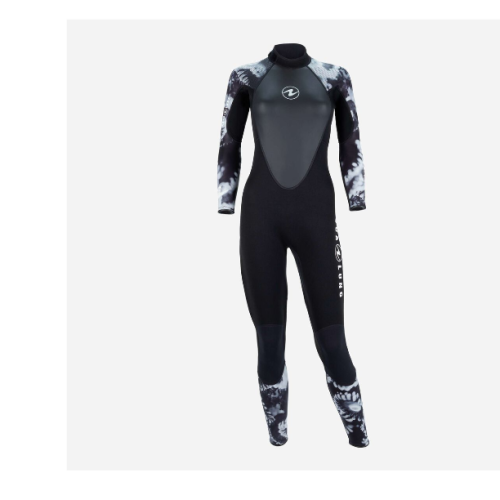Skafander Hydroflex 3 mm damski czarno biały.png