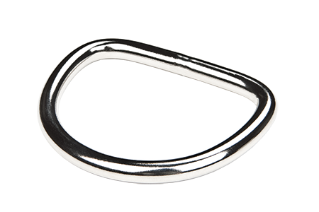 D-RING XDEEP płaski o przekroju 6 mm