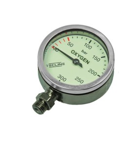 Manometr TecLine O2 300 bar 52 mm