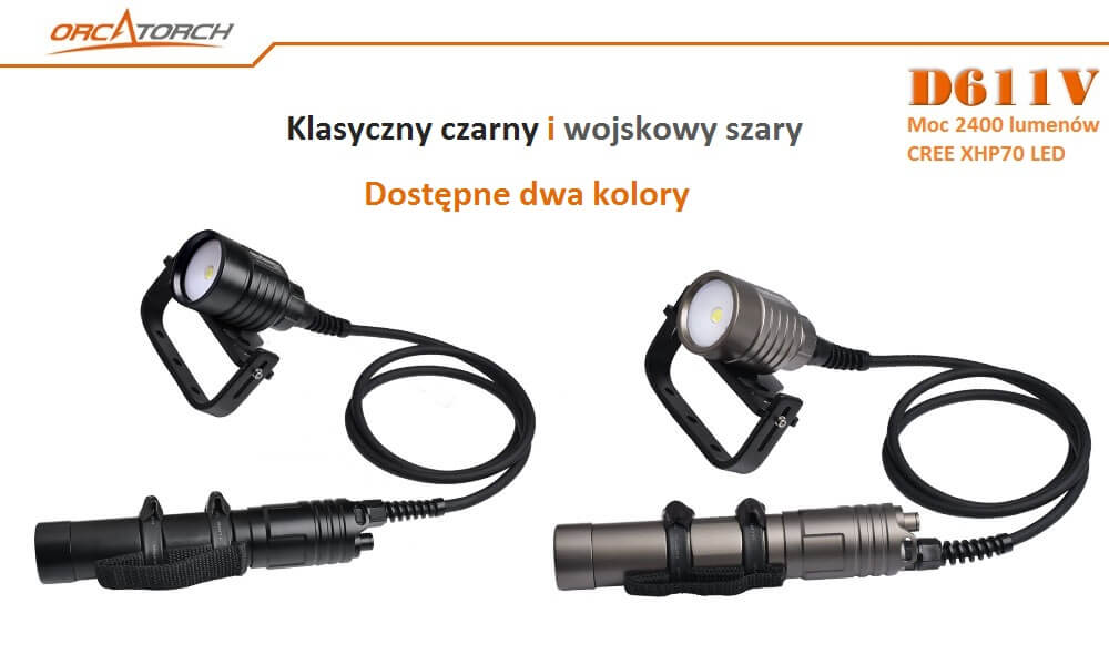 Oświetlenie Orcatorch D611V